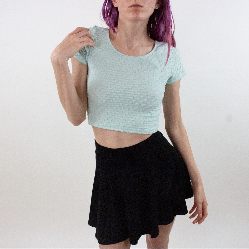 H&M Divided Mint Crop Top